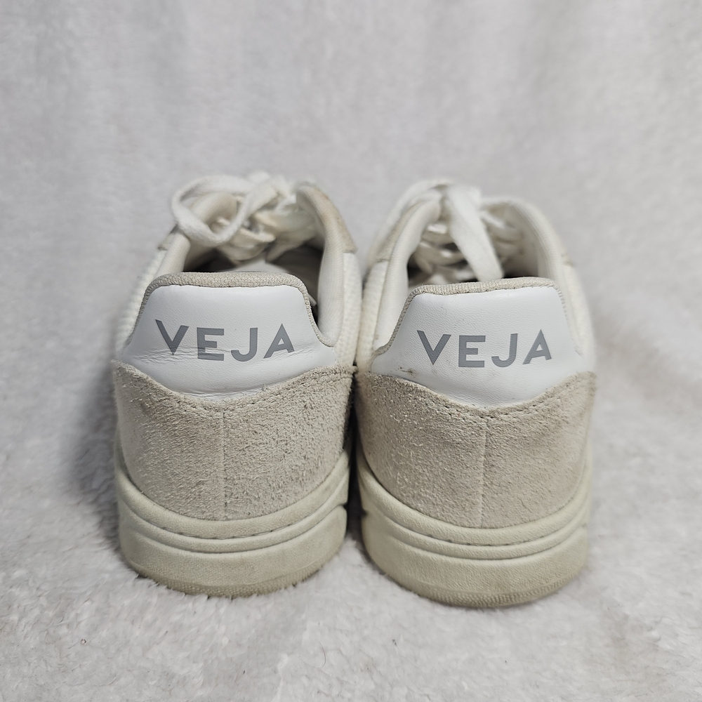 Veja V10 B-Mesh Women's Sneakers in White Natural Pierre Size 8 - Picture 4 of 12